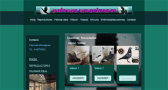 Desktop Screenshot of palomasmensajeras.eu