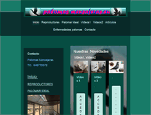 Tablet Screenshot of palomasmensajeras.eu
